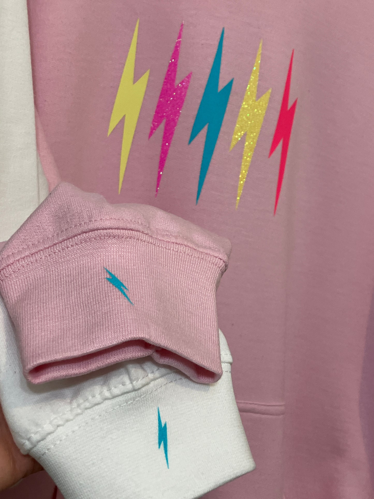 Brights mix lightning bolt Hoody