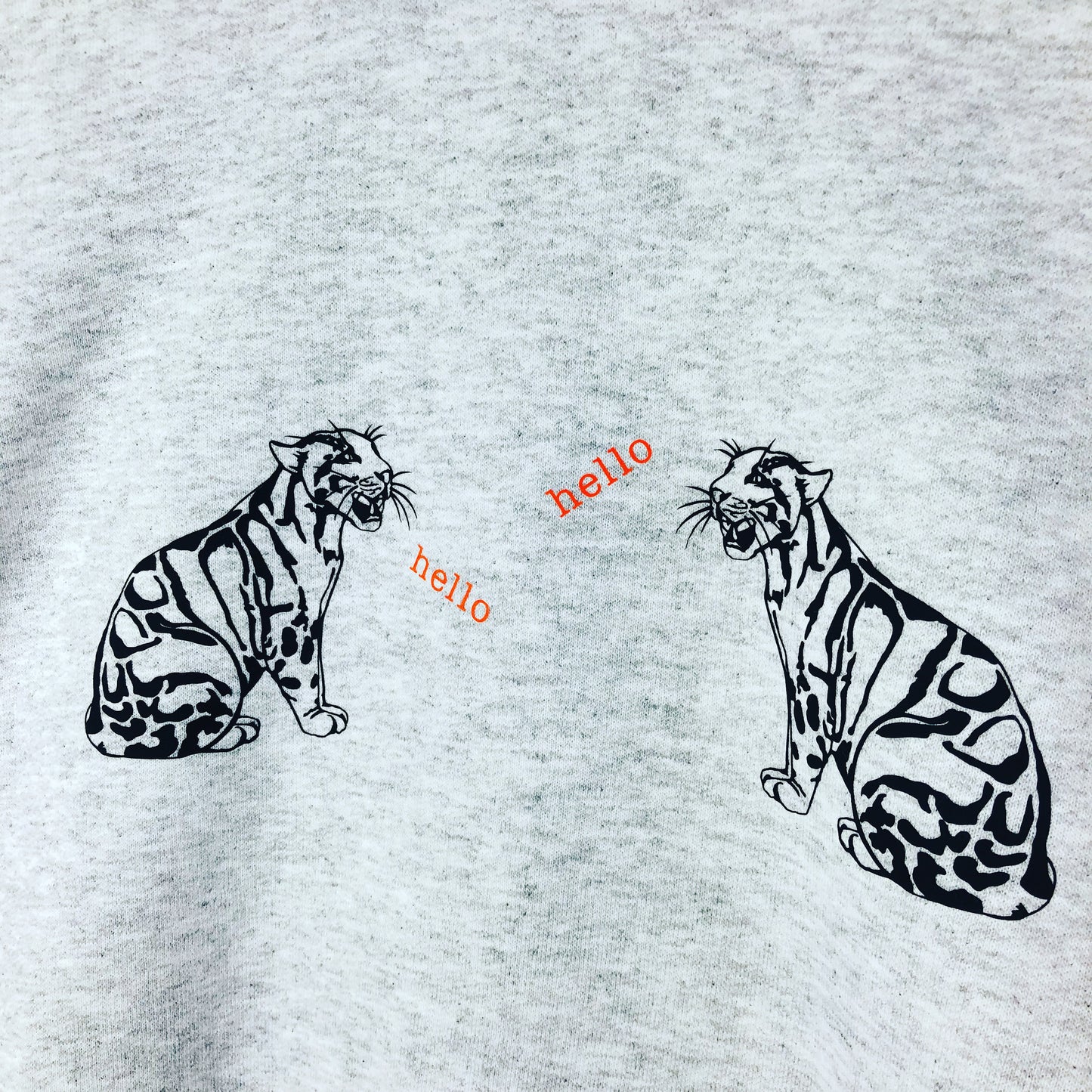 Hello Leopard Sweatshirt