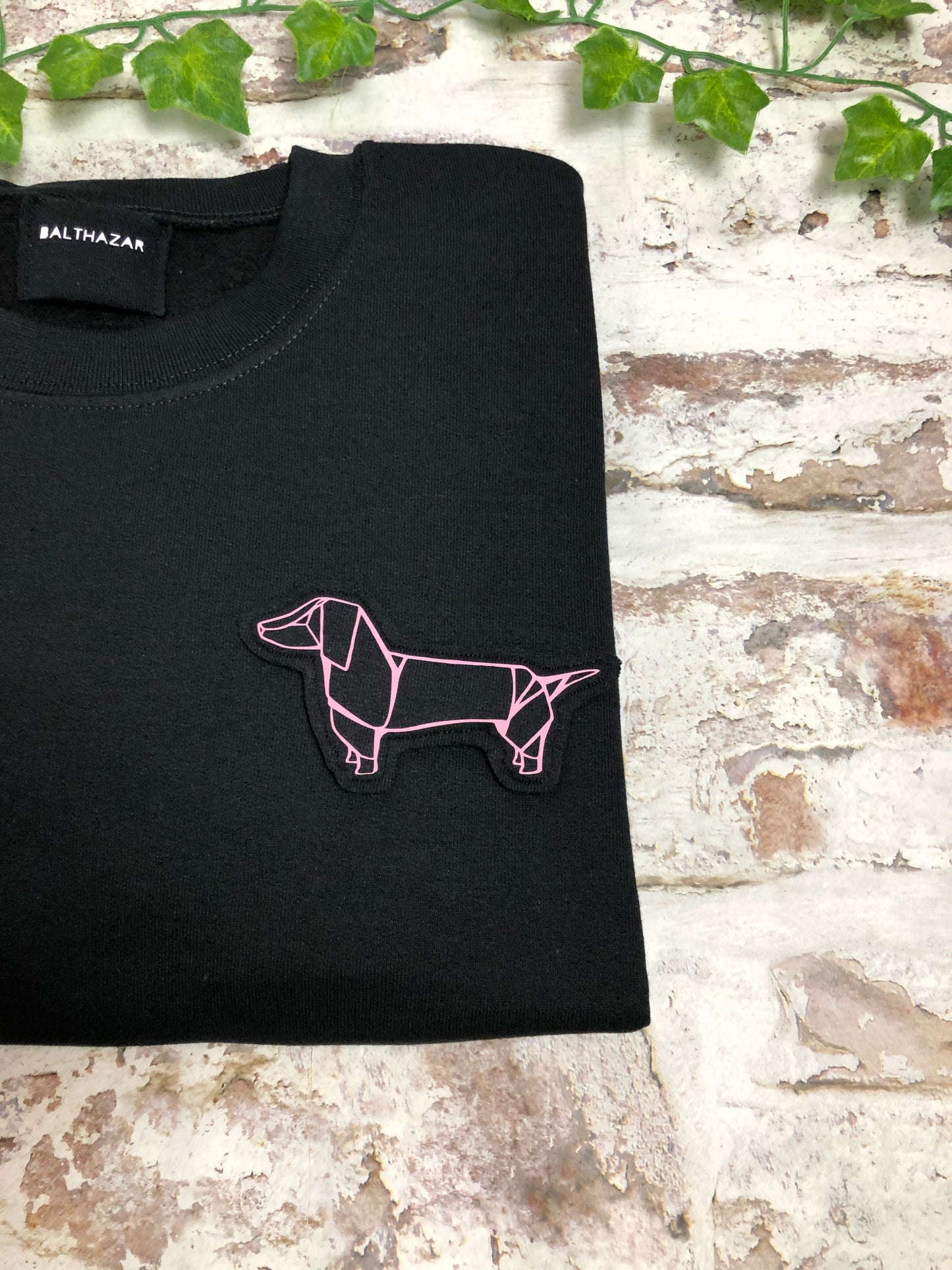 Origami Dachsund sweatshirt