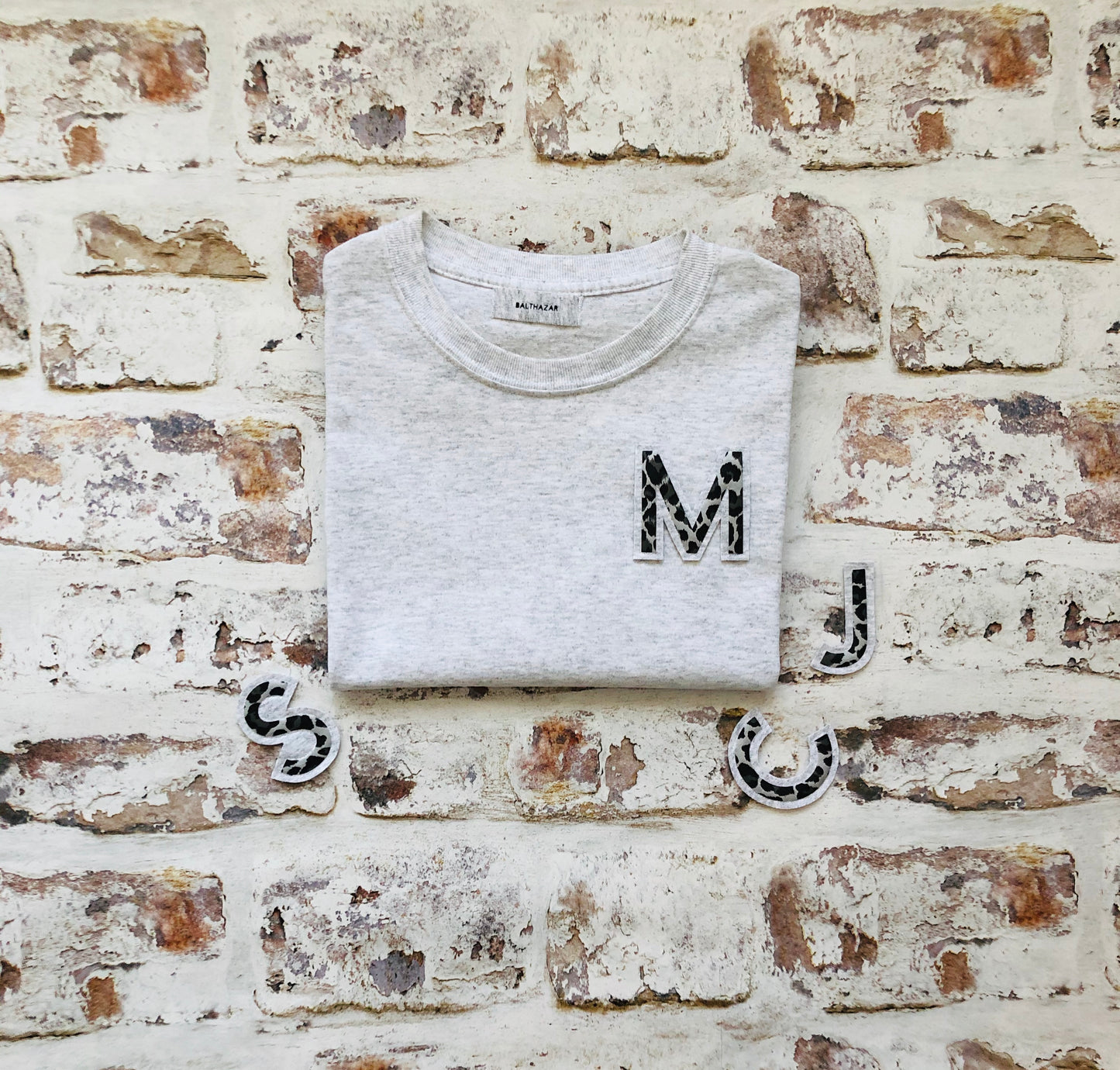 Customised Varsity style Initial sweatshirt