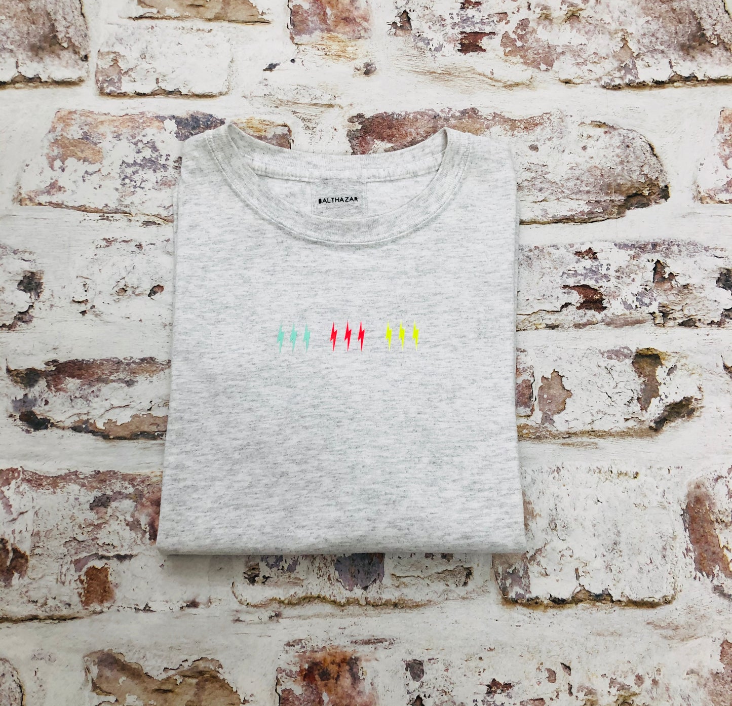 Mini Neon Lightning bolt t-shirt - Trio