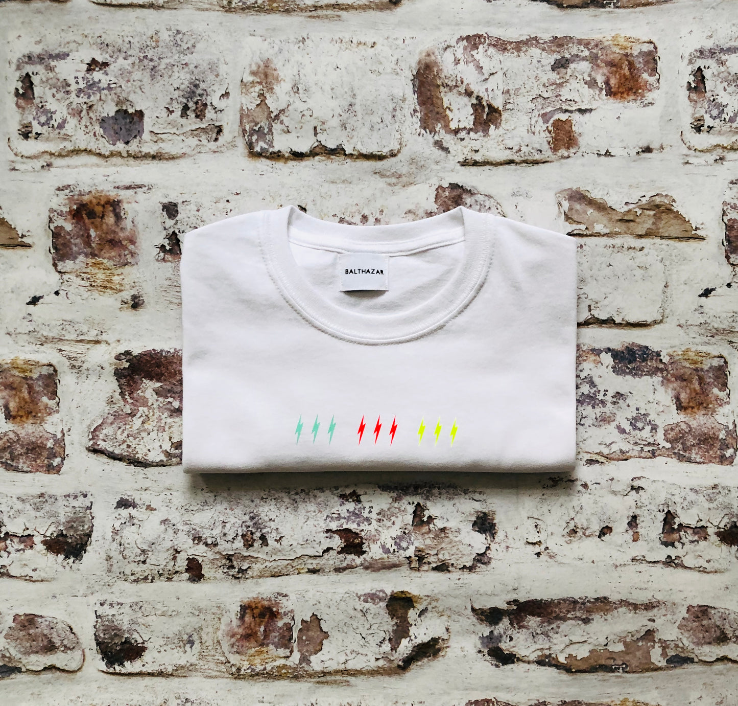 Mini Neon Lightning bolt t-shirt - Trio