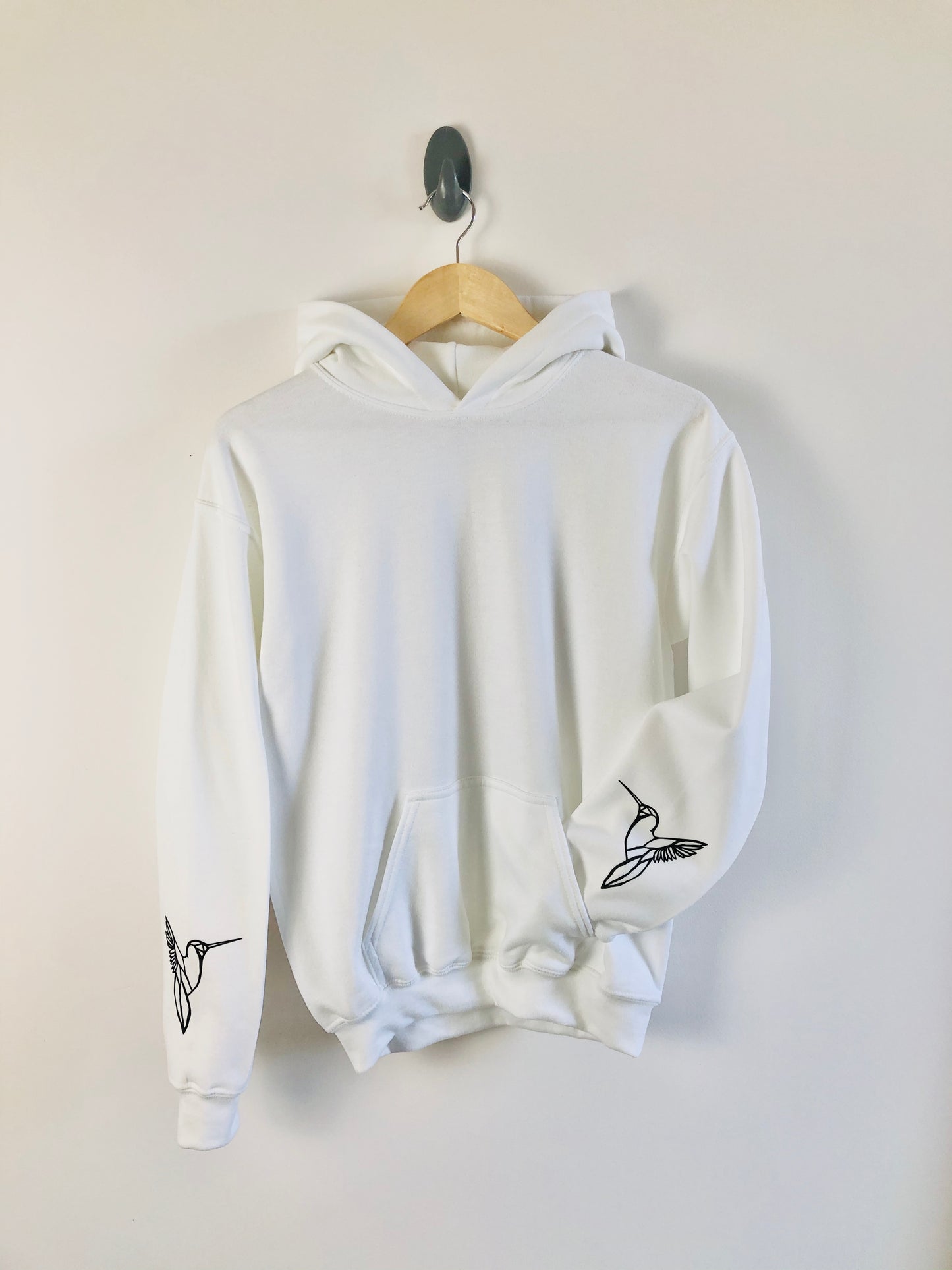 Hummingbird sleeved design Hoody - Sample Medium