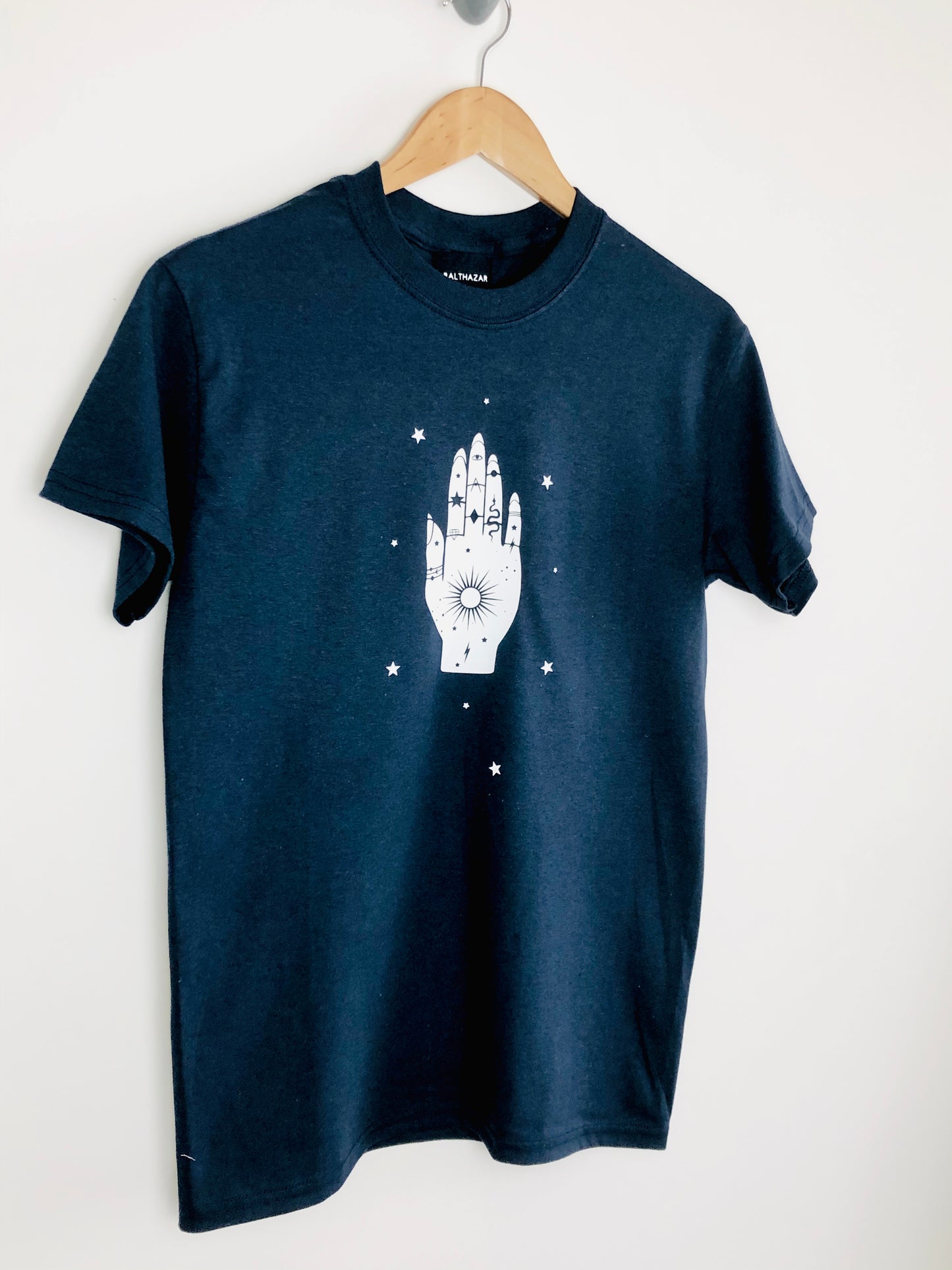 Jewelled Palm t-shirt - Celestial- Occult