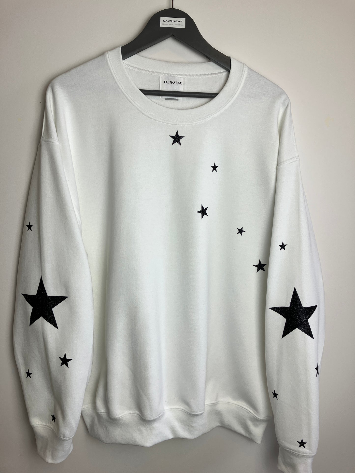 Star sleeved sweatshirt