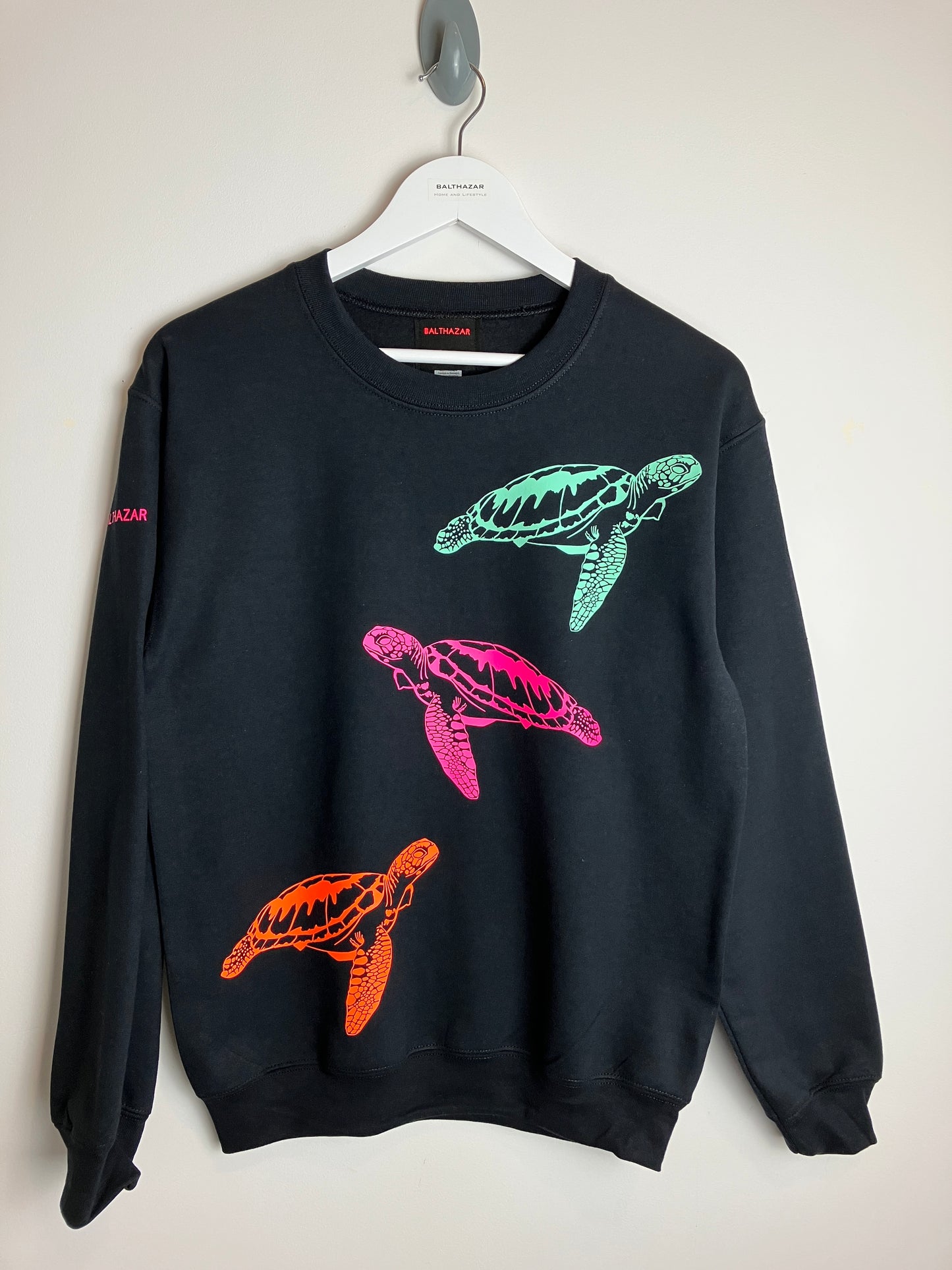 Neon Turtle trio sweatshirt