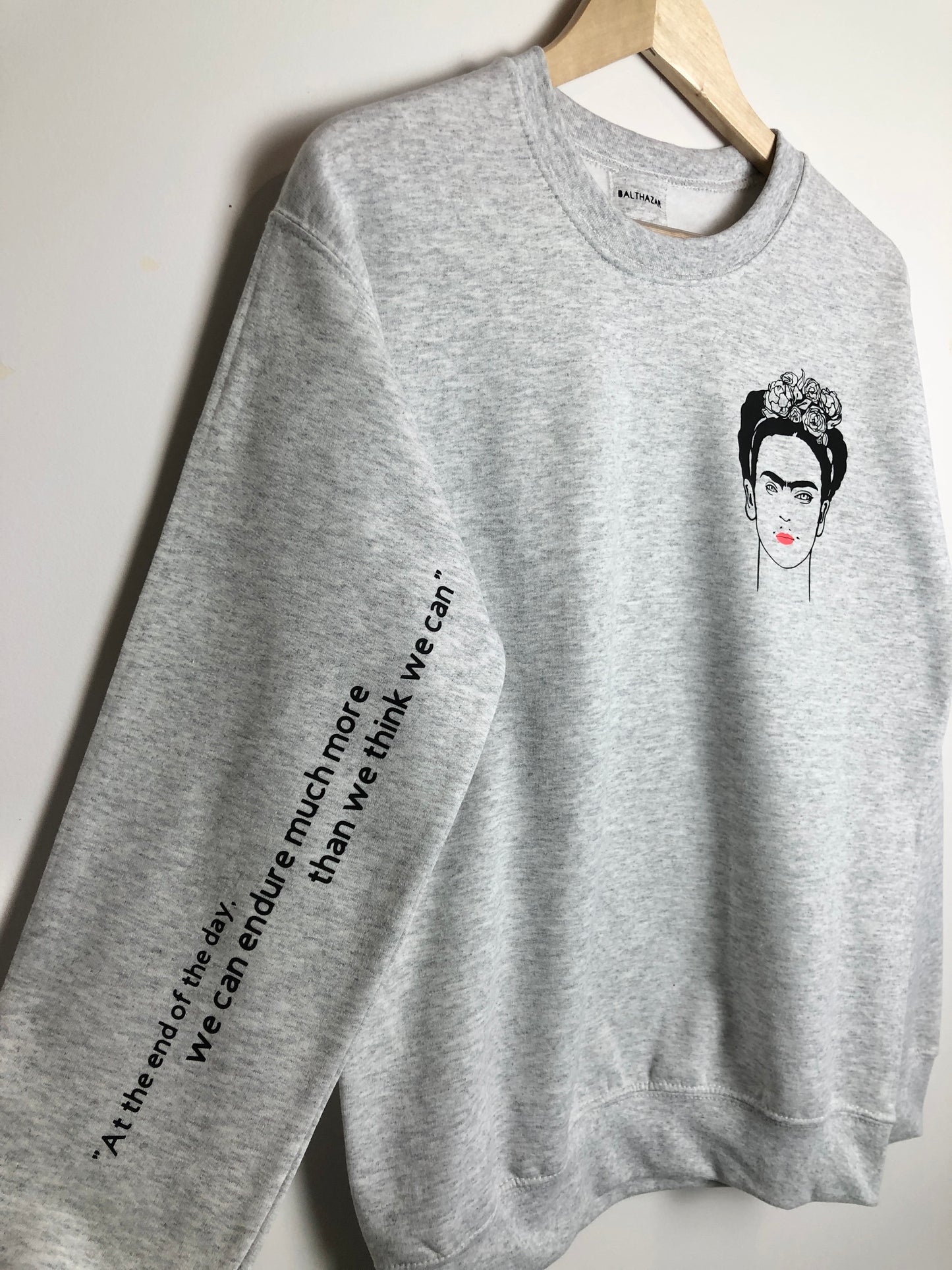 Frida sweatshirt - Inspirational artist quote sample 2XL