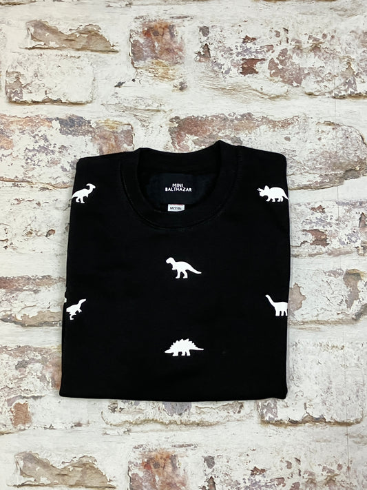 children's miniature dinosaur sweatshirt - age 7-8yrs