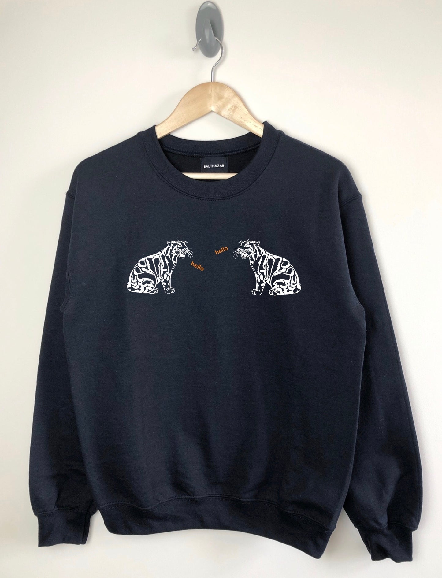 Hello Leopard Sweatshirt