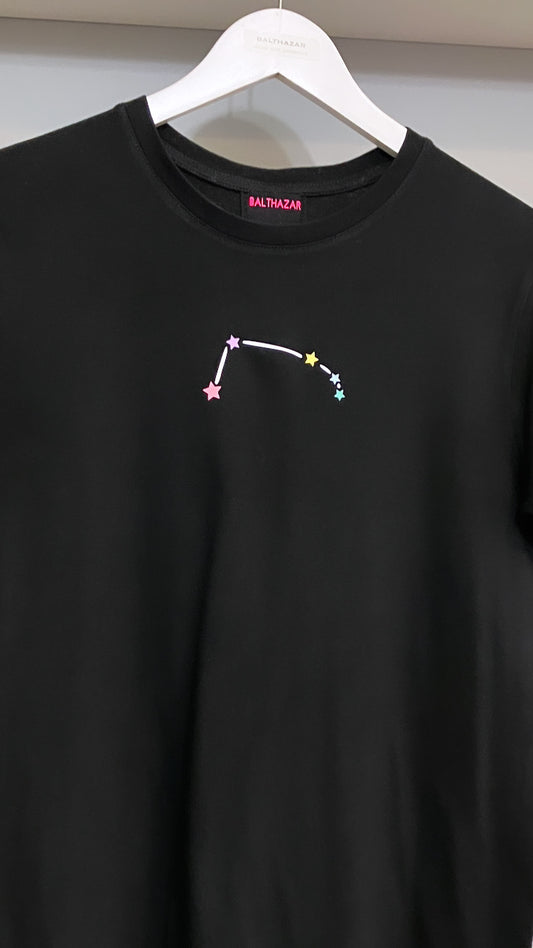 Pastel constellation t-shirt - customised zodiac tee