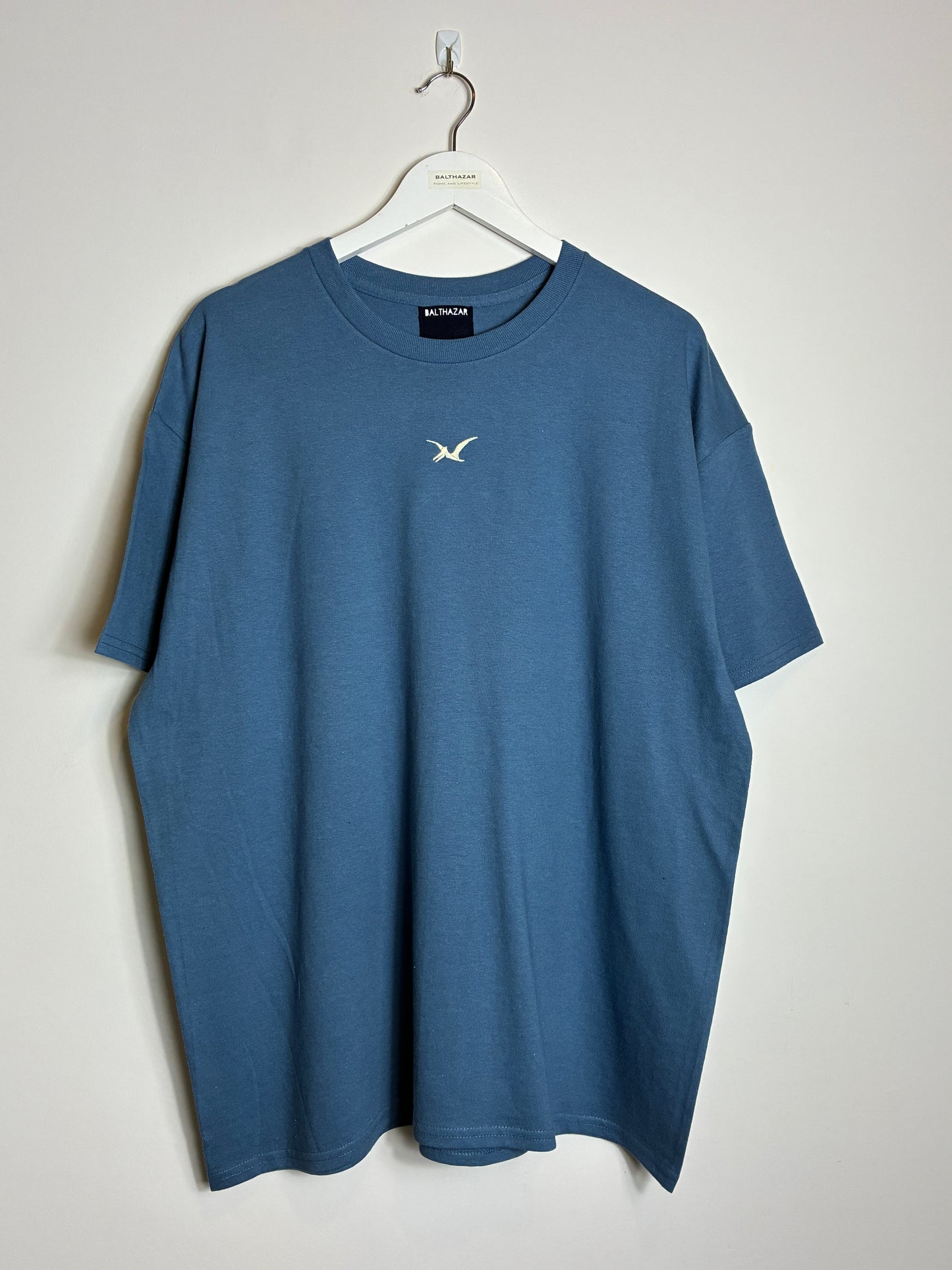 Embroidered miniature dinosaur T-shirt - customisable