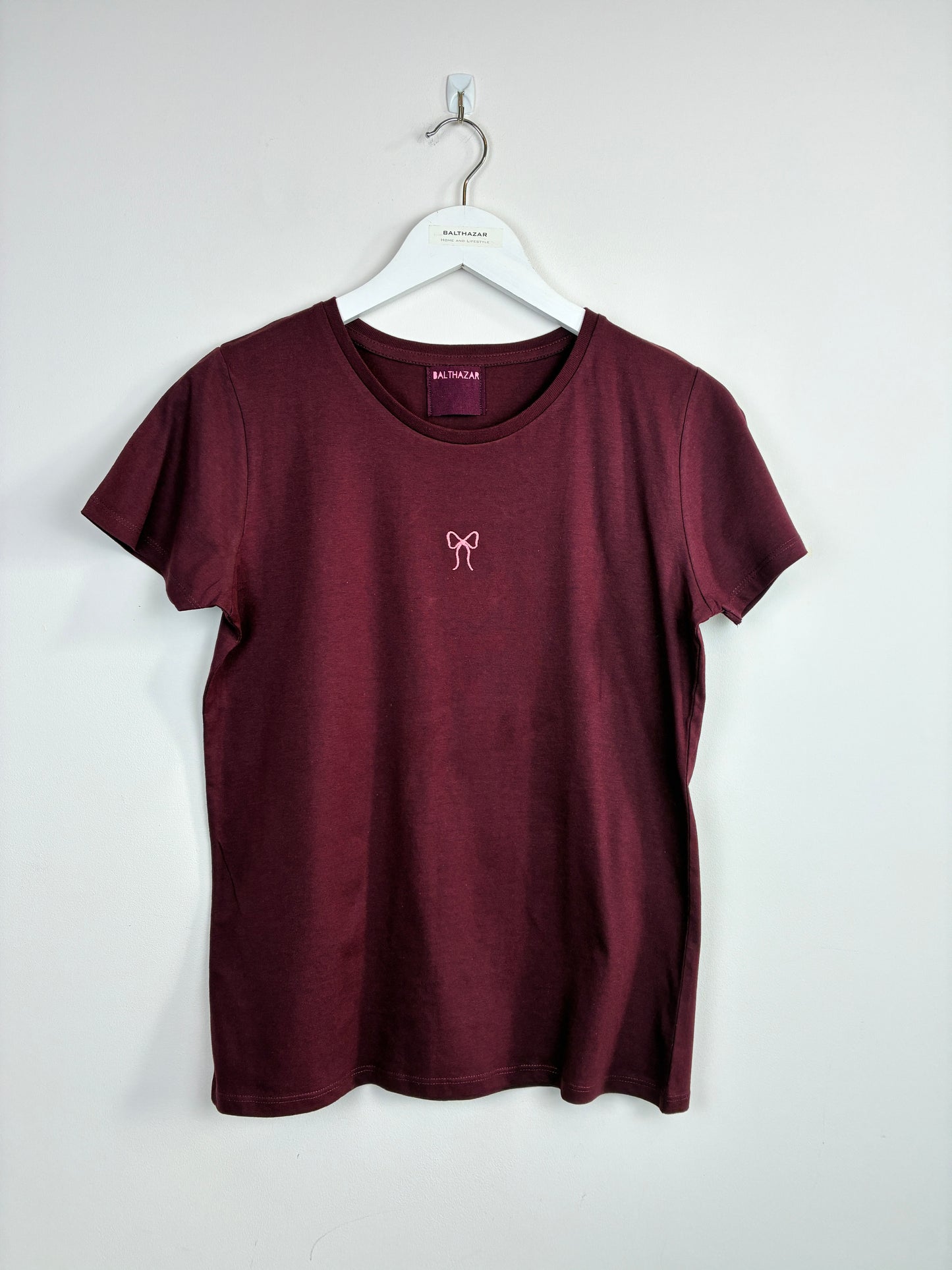 Embroidered Miniature Bow  t-shirt - customise your colours - cute t-shirt