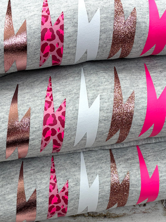 LOVE mix lightning bolt hoody