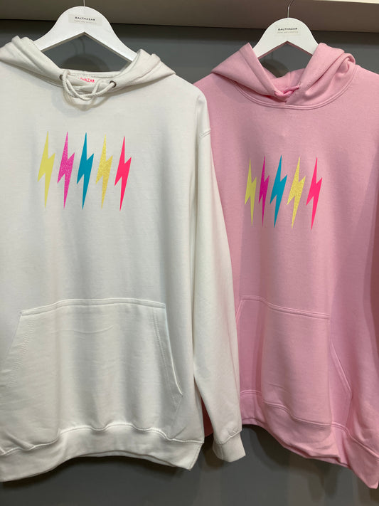 Brights mix lightning bolt Hoody