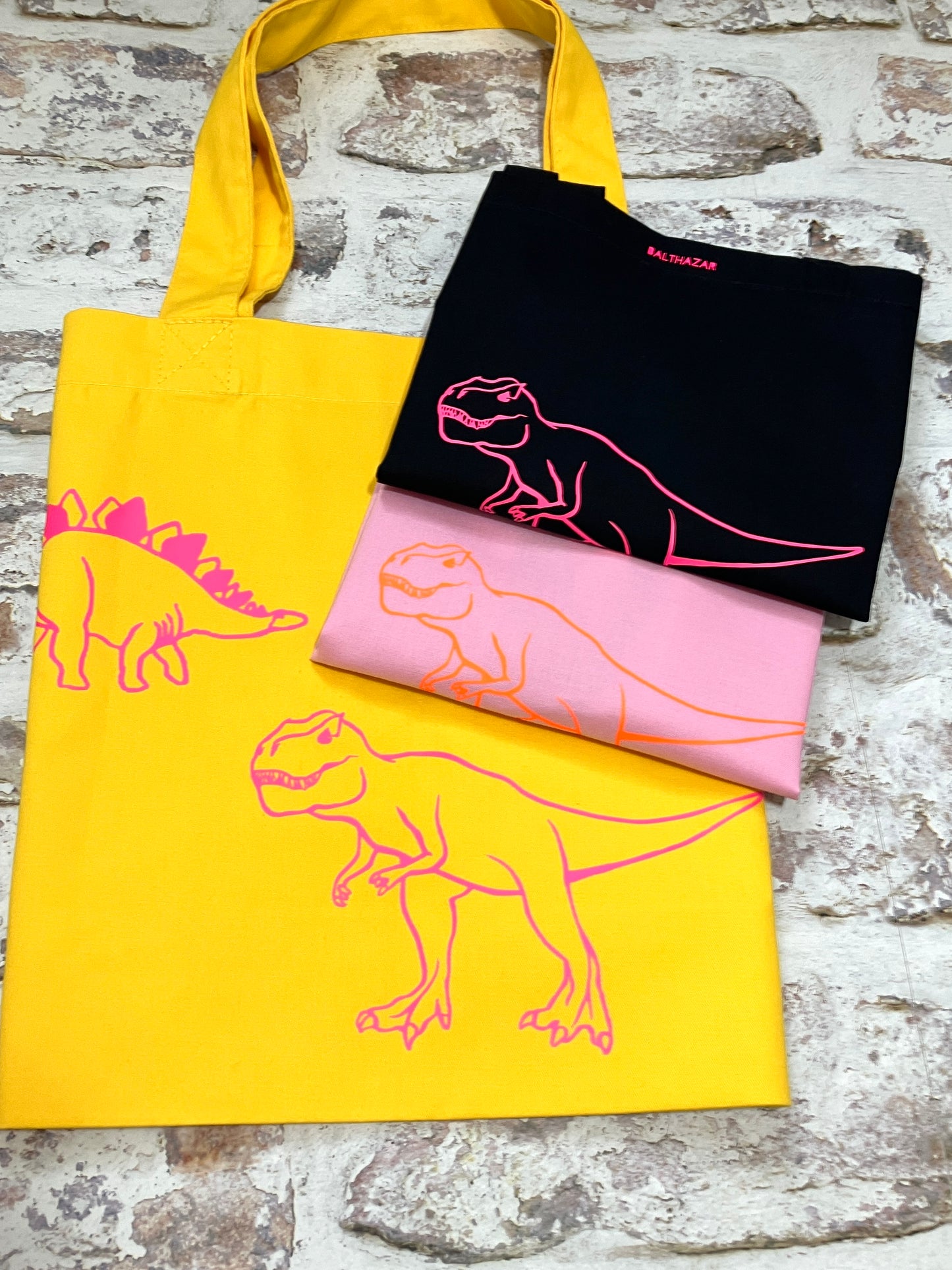 Mega Dinosaur Organic shopper - customiseable