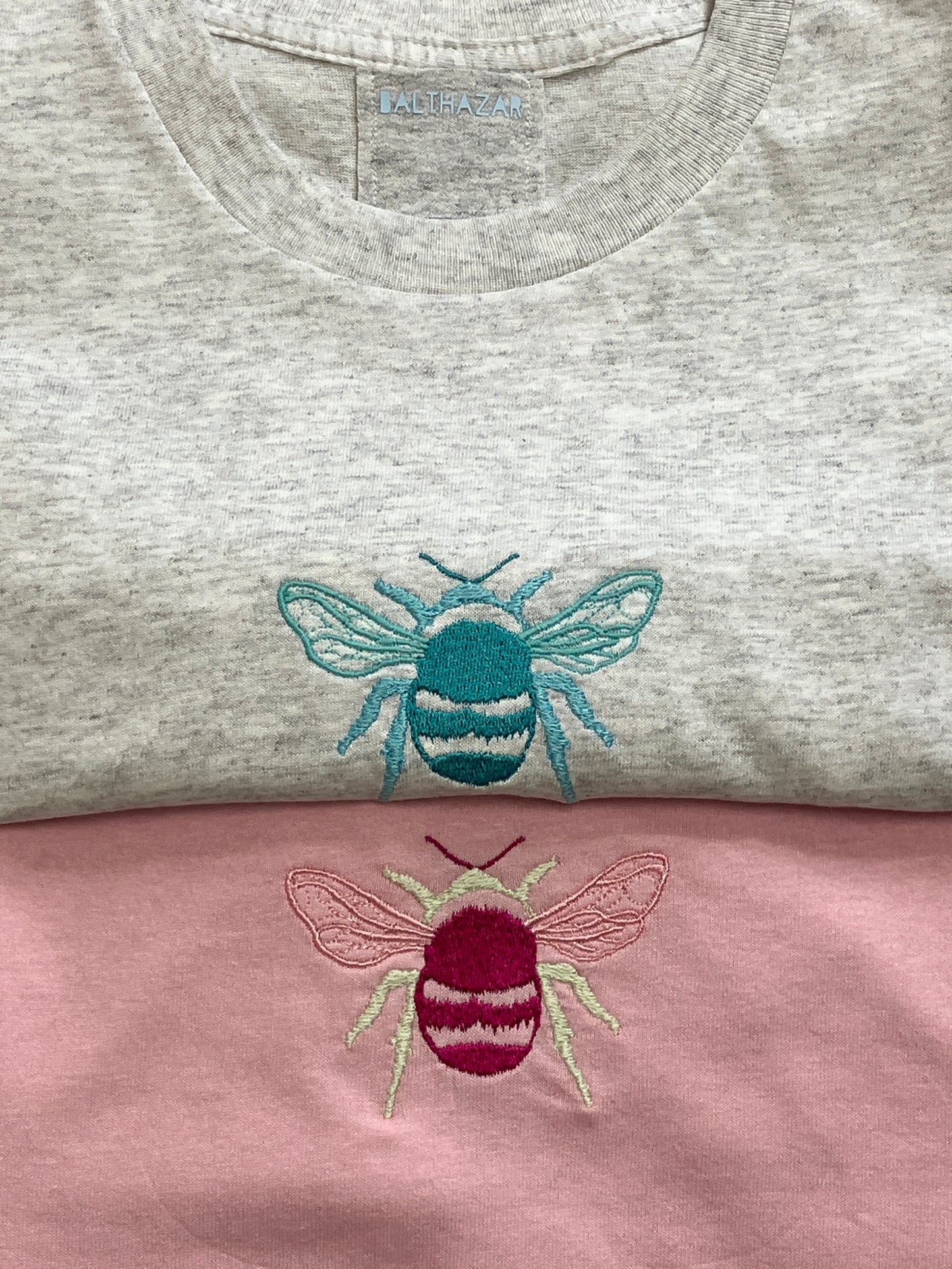 Embroidered Bee t-shirt - customisable