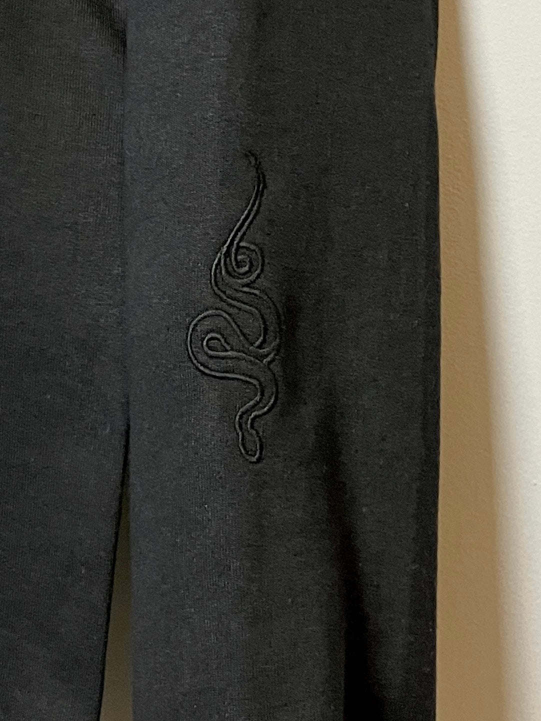 Embroidered embellished statement Snake sweatshirt - Black Label- special edition