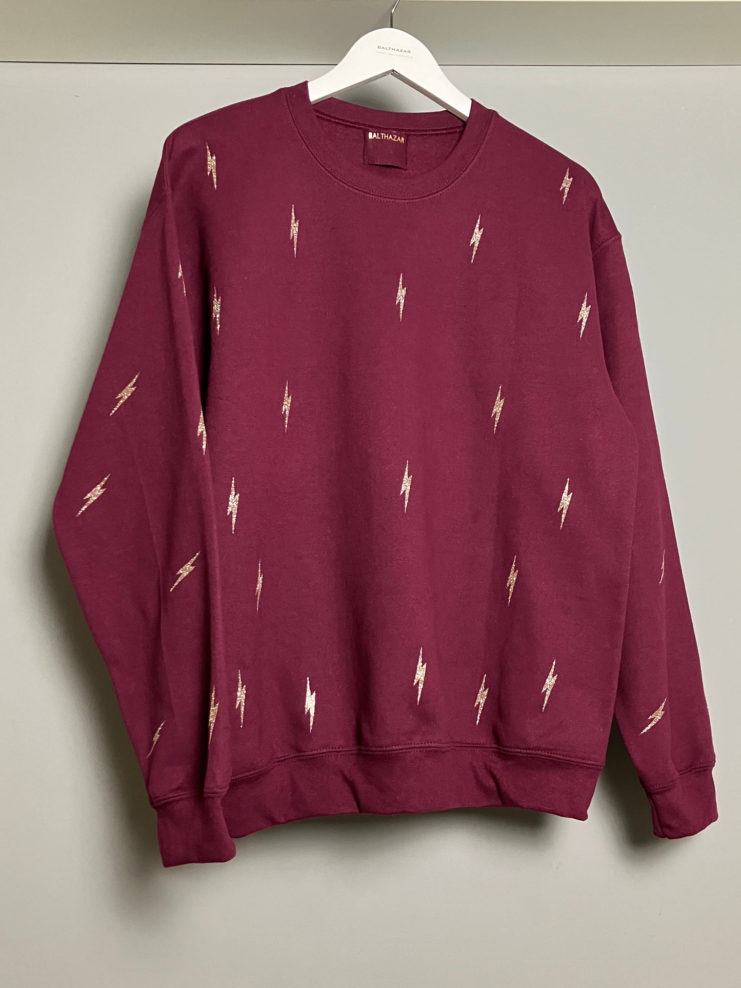 Miniature lightning bolt sweatshirt - customisable