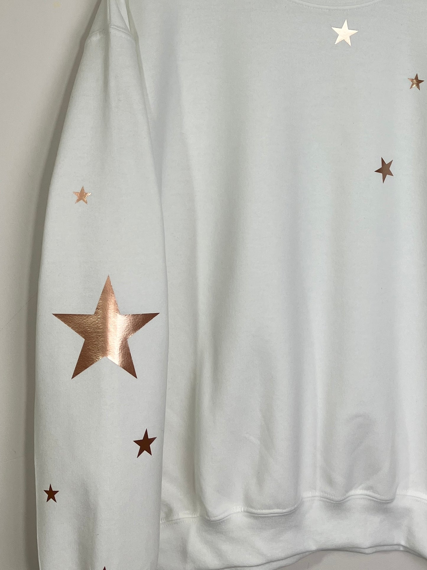 Star sleeved sweatshirt