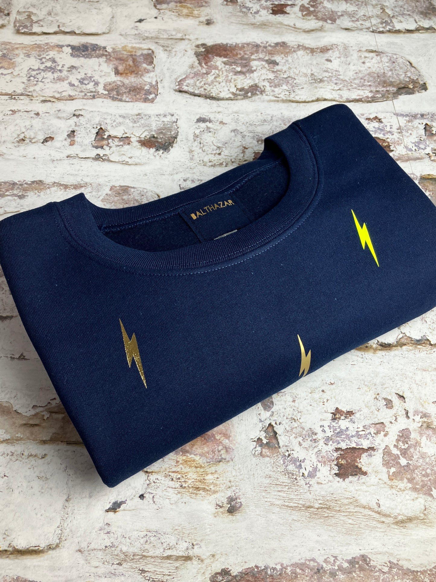 Miniature lightning bolt sweatshirt - customisable