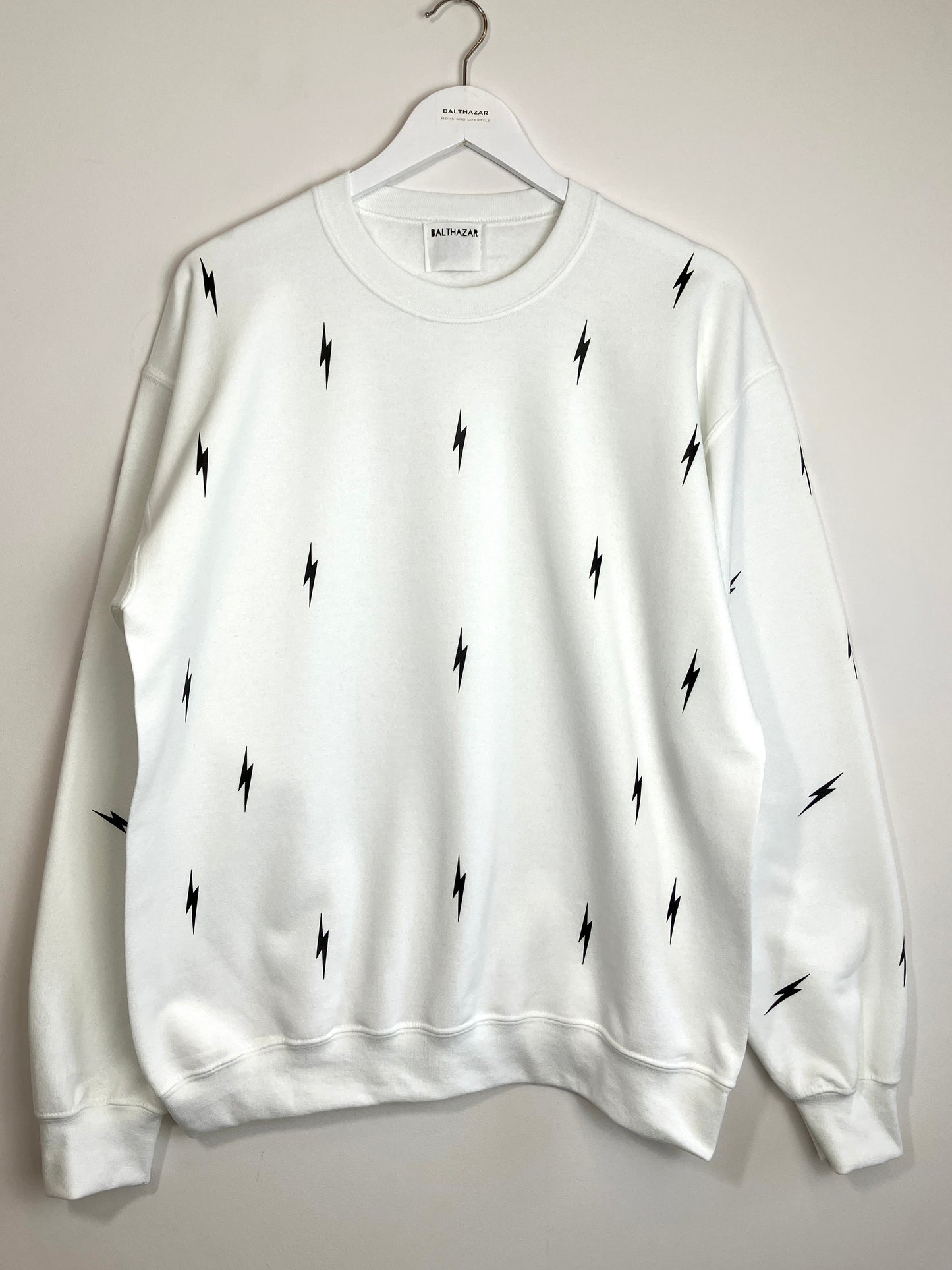 Miniature lightning bolt sweatshirt - customisable