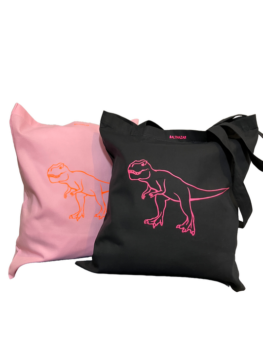 T-Rex tote bag- customisable shopper