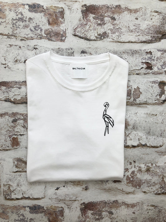 Origami Flamingo t-shirt