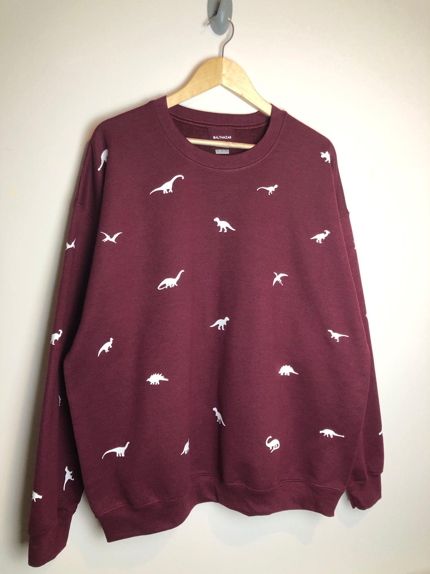 Miniature dinosaur sweatshirt