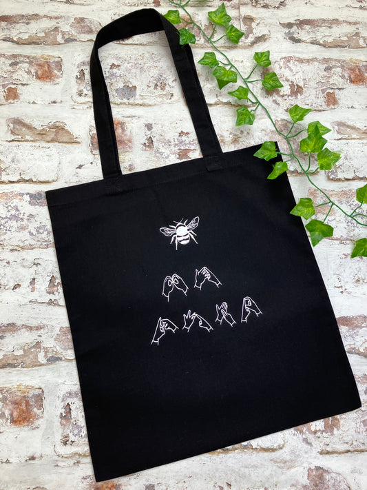 Be Kind - BSL - Sign language tote bag