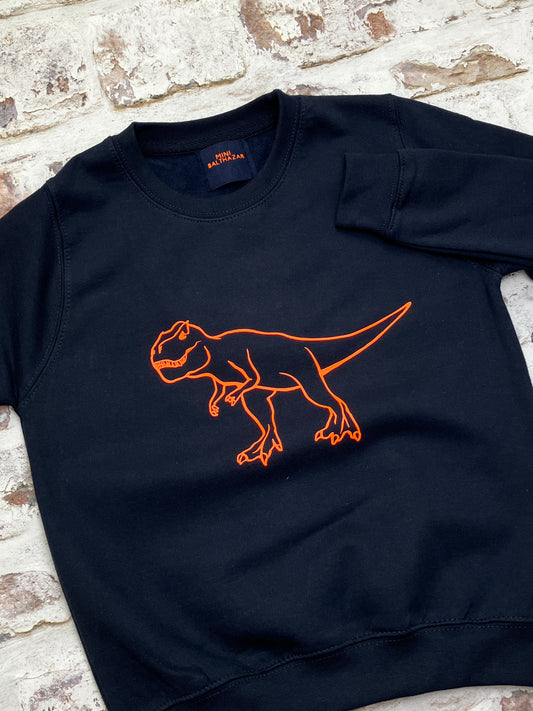 Children's T-rex sweatshirt- 7-8 years sample