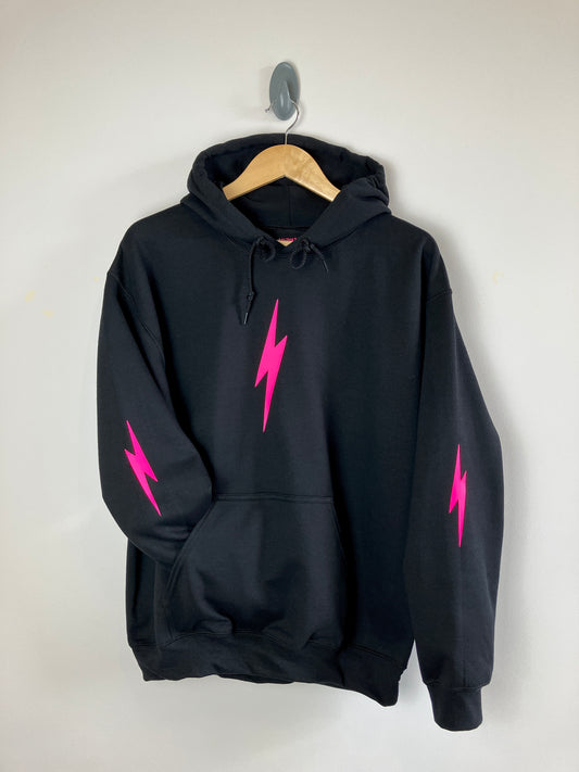 Neon Lightning bolt hoody