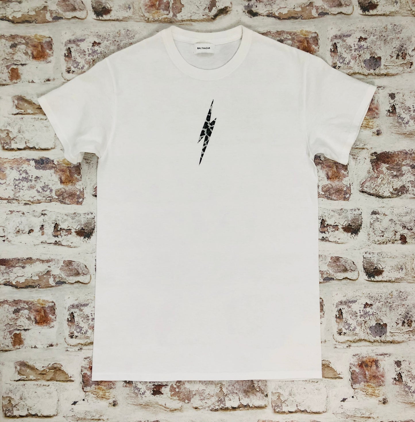 Animal print lightning bolt t-shirt