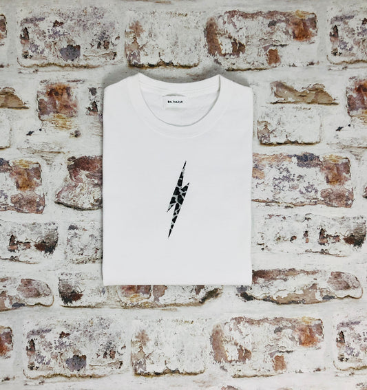 Animal print lightning bolt t-shirt