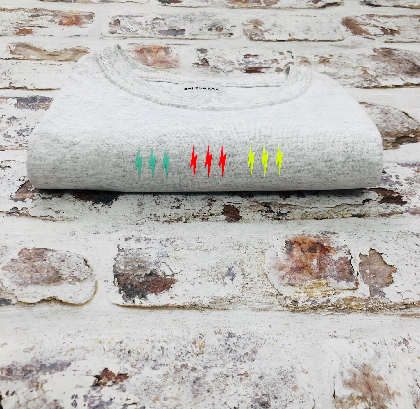 Mini Neon Lightning bolt t-shirt - Trio
