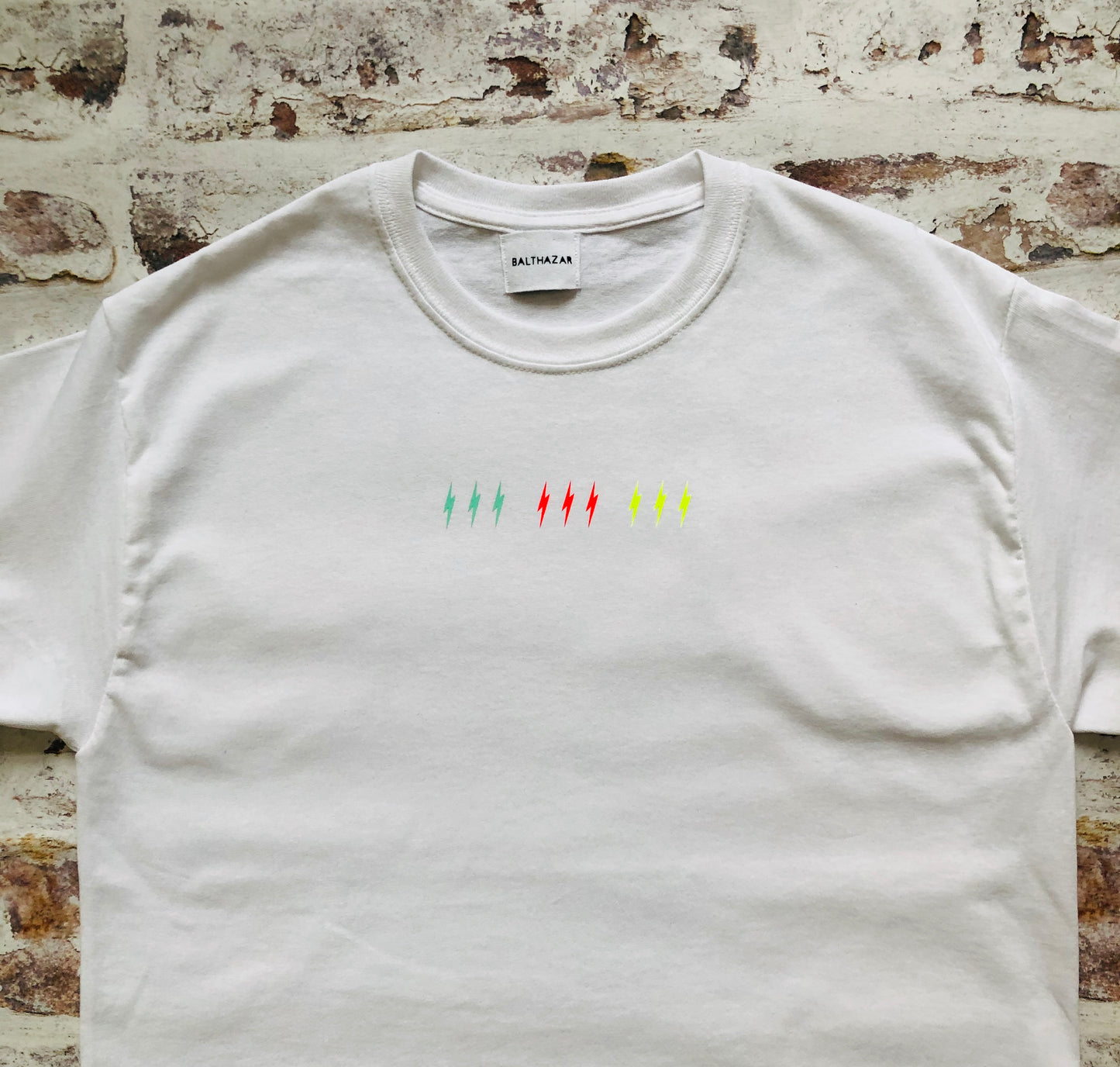 Mini Neon Lightning bolt t-shirt - Trio
