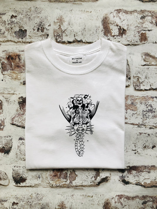 Skeleton Mermaid T-shirt