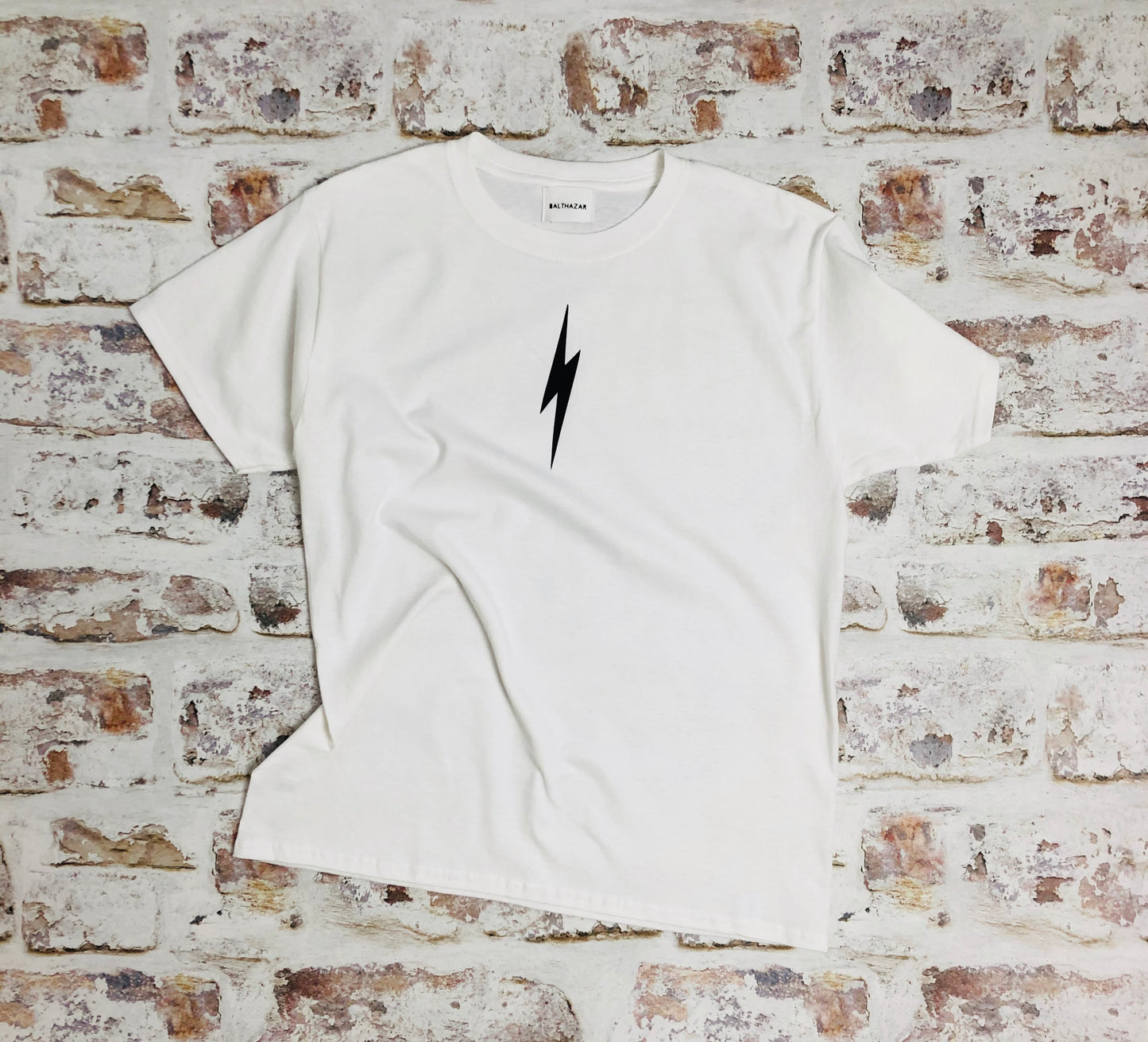 Monochrome lightning bolt t-shirt - Unisex style