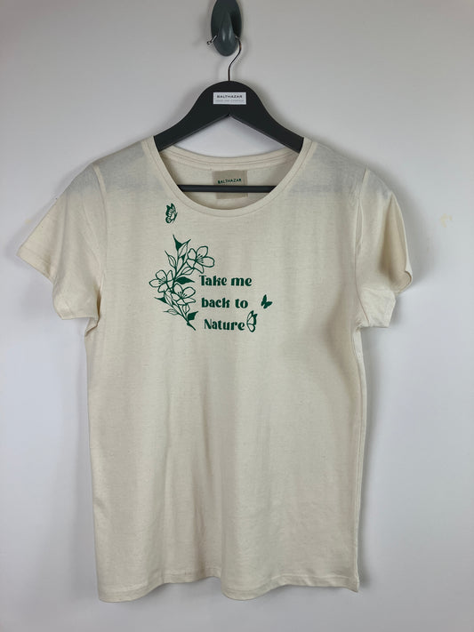 Take me back to nature floral butterfly  t-shirt