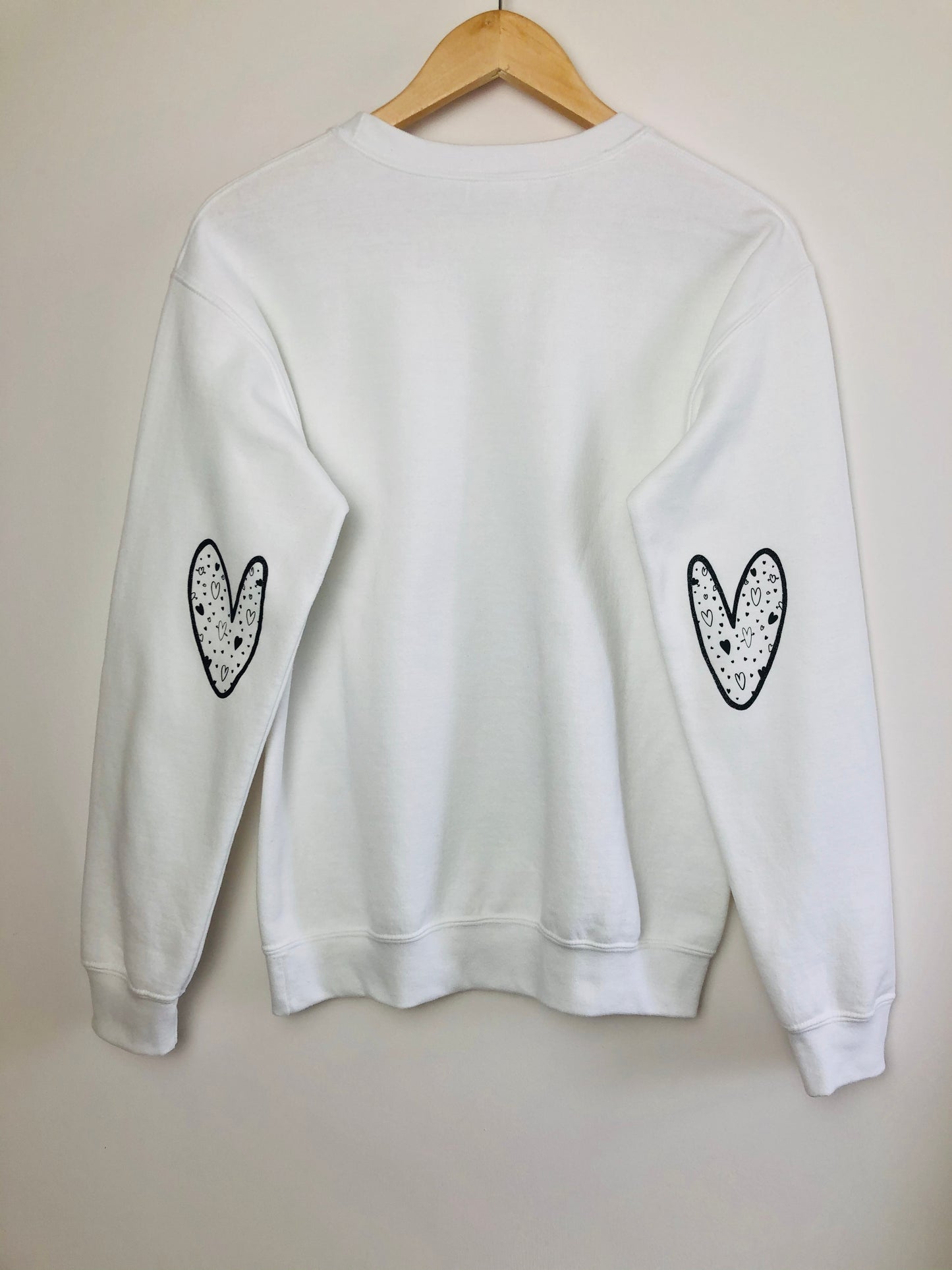 Love heart sleeved Sweatshirt