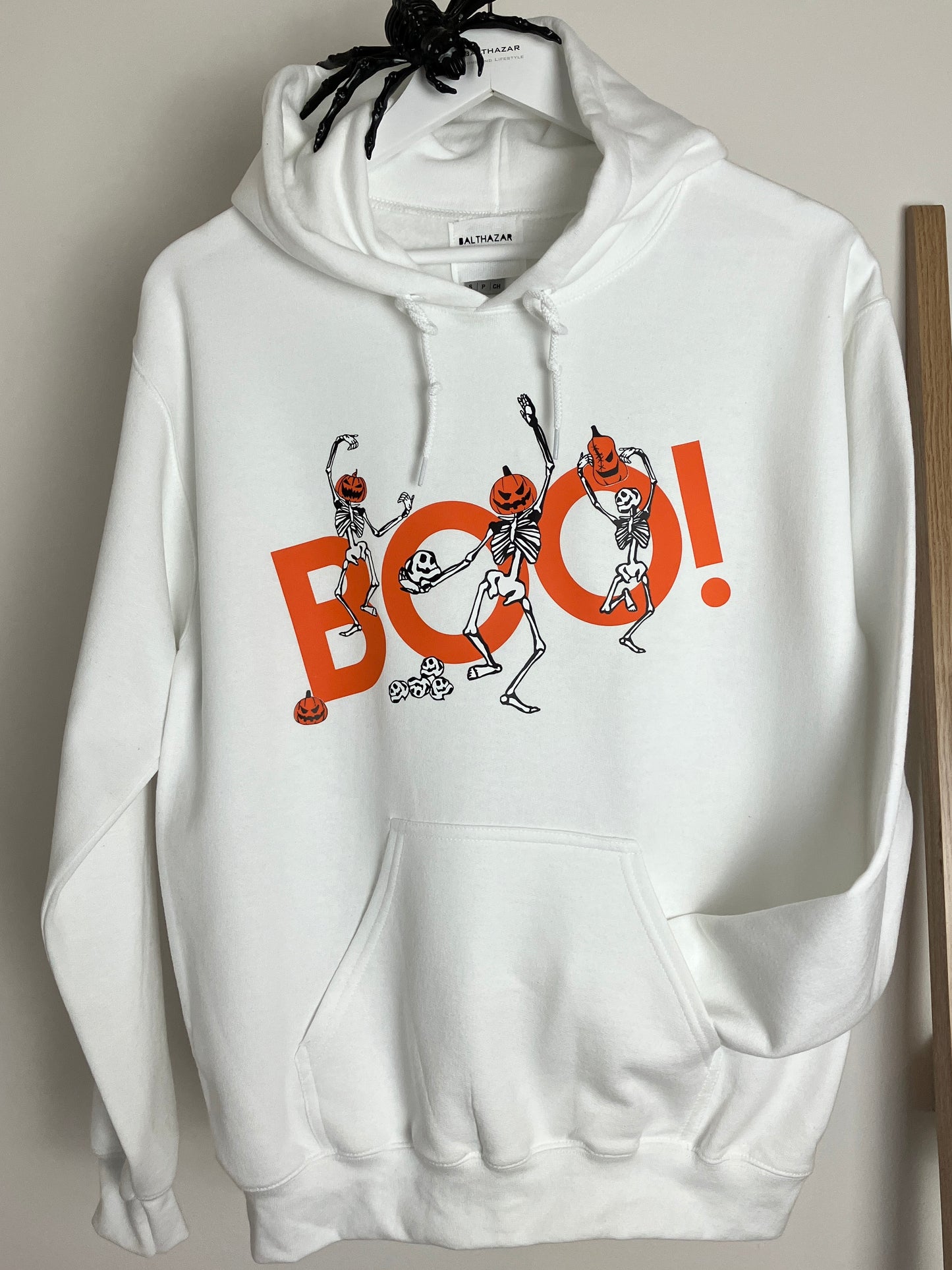 BOO! Dancing Pumpkin skeleton Hoody- Limited Edition