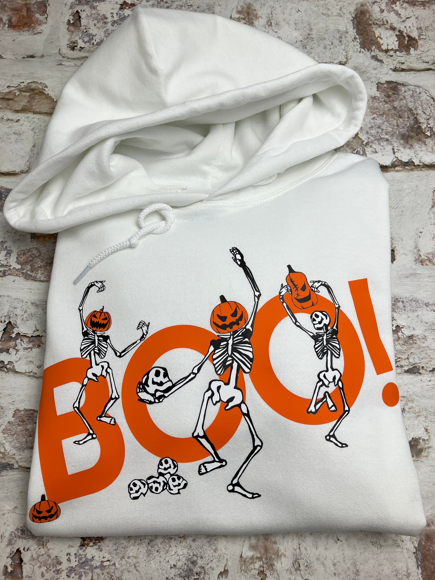 BOO! Dancing Pumpkin skeleton Hoody- Limited Edition