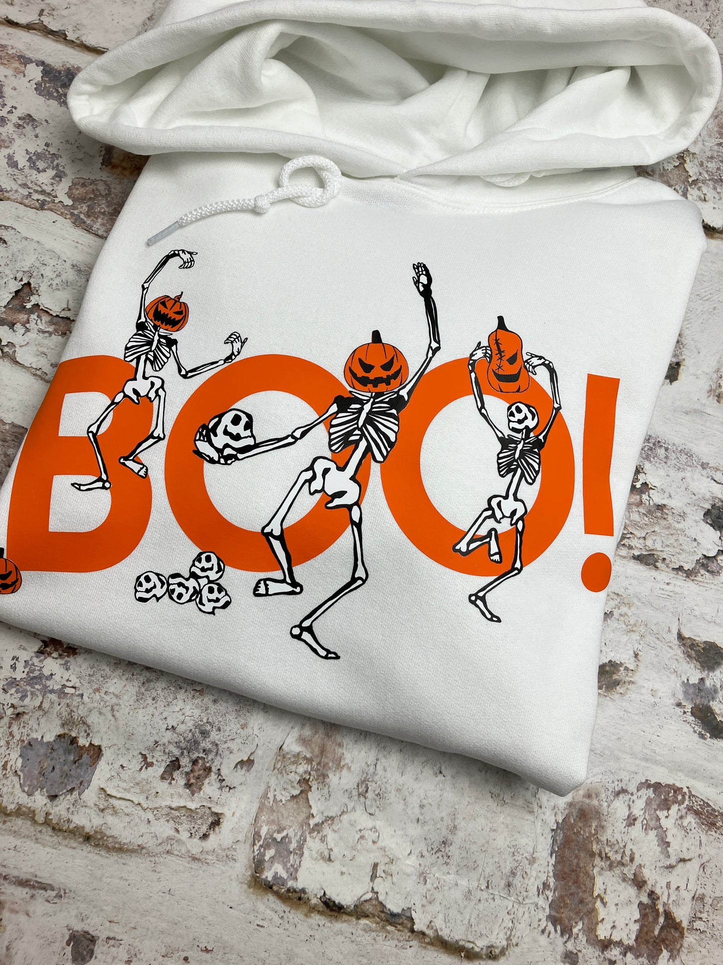 BOO! Dancing Pumpkin skeleton Hoody- Limited Edition