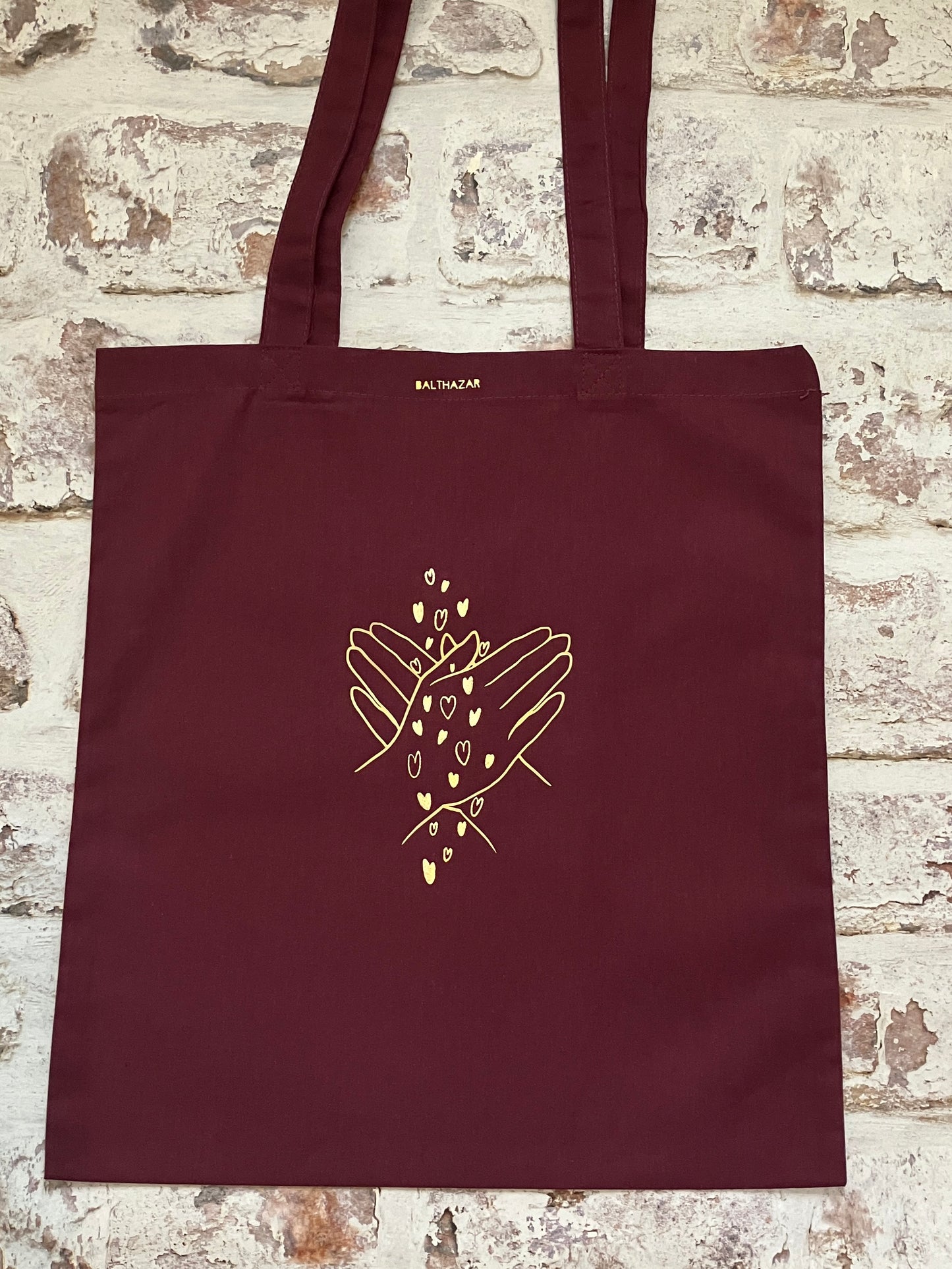 The BSL LOVE sign tote bag