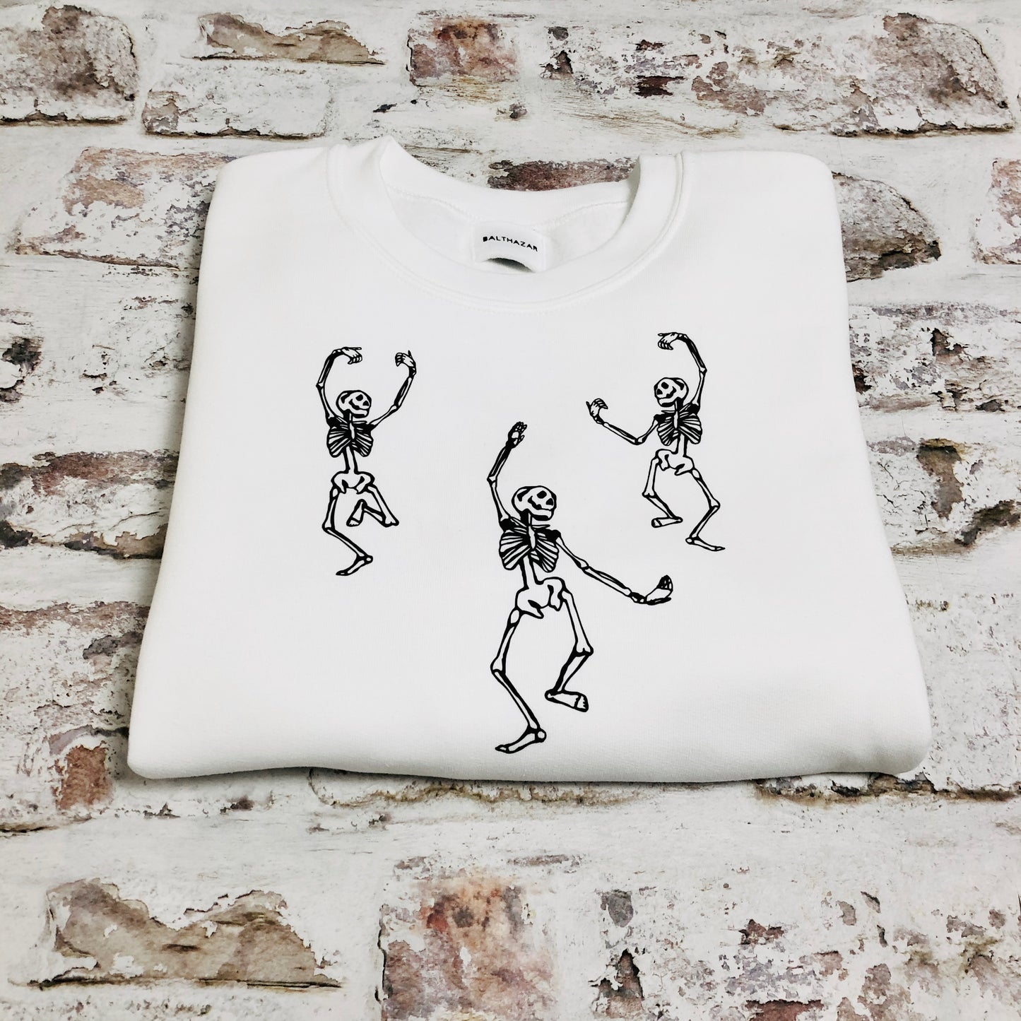 Dancing skeleton trio sweatshirt