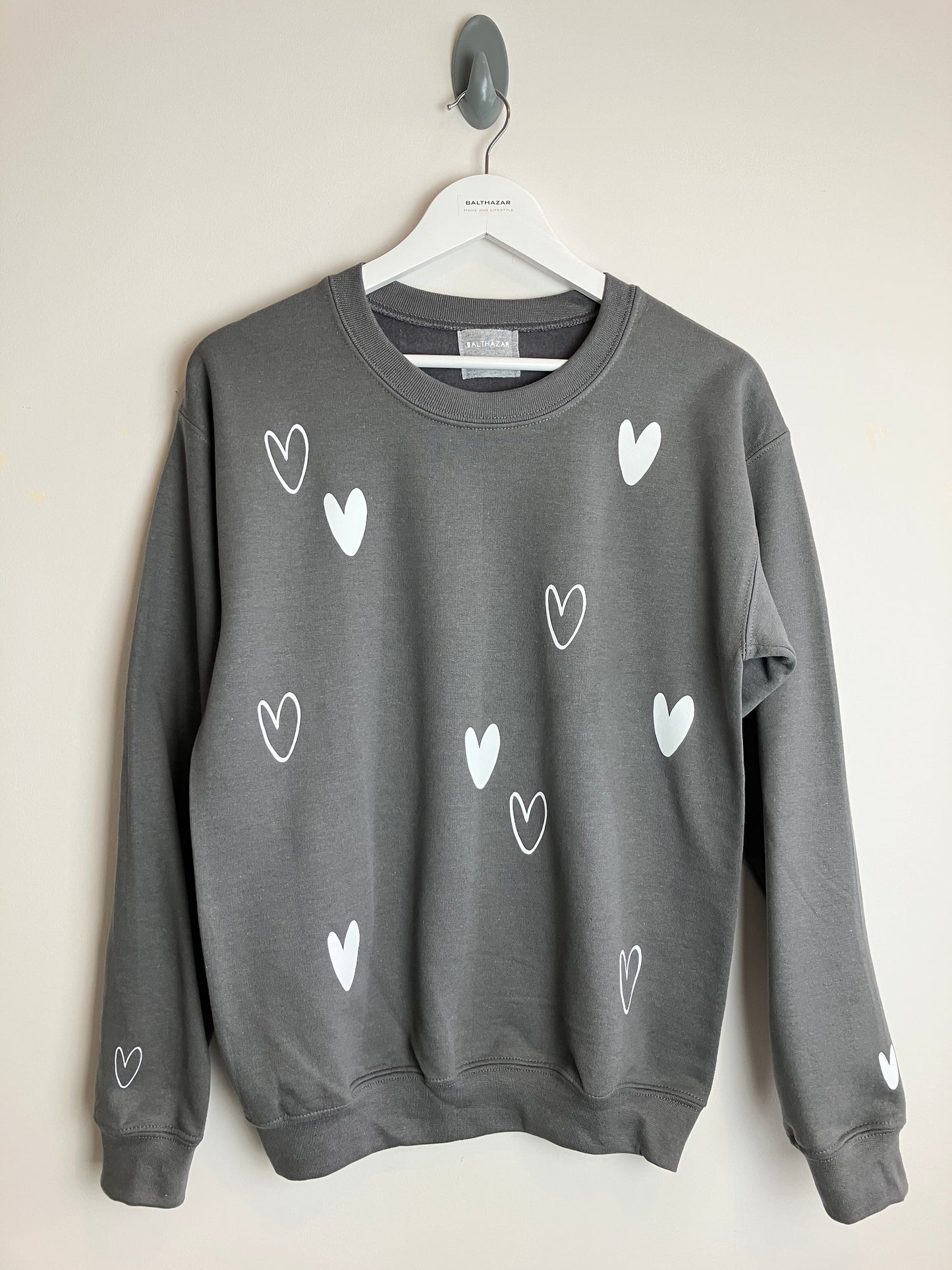 All the hearts sweatshirt- customisable