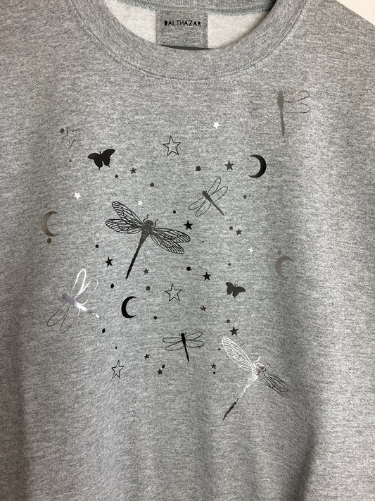 Outline Dragonfly spray sweatshirt- Customisable