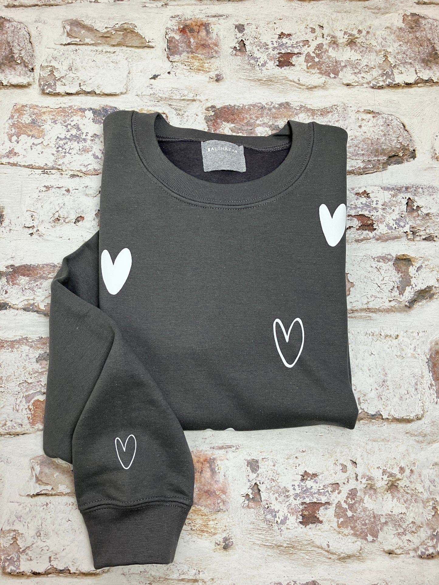 All the hearts sweatshirt- customisable