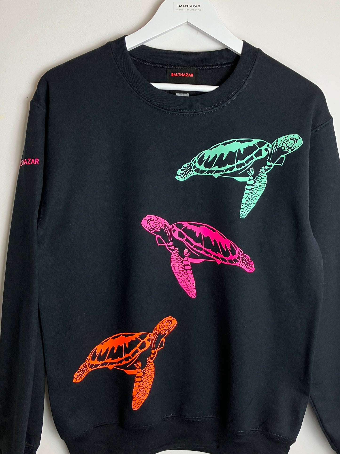 Neon Turtle trio sweatshirt