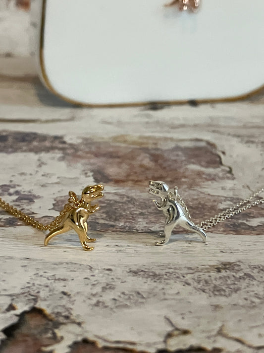 T-Rex necklace - micro dinosaur