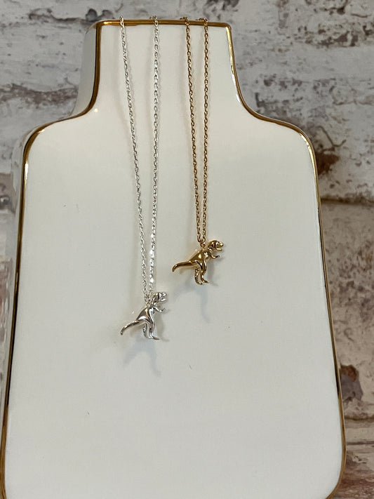 T-Rex necklace - micro dinosaur